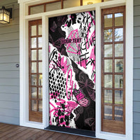Pink Power Graffiti Door Cover Breast Cancer Awareness - Wonder Print Shop