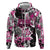 Personalized Pink Power Graffiti Hoodie Breast Cancer Awareness - Wonder Print Shop