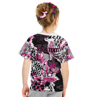 Personalized Pink Power Graffiti Kid T Shirt Breast Cancer Awareness - Wonder Print Shop