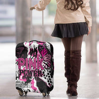 Pink Power Graffiti Luggage Cover Breast Cancer Awareness - Wonder Print Shop