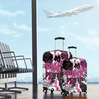 Pink Power Graffiti Luggage Cover Breast Cancer Awareness - Wonder Print Shop