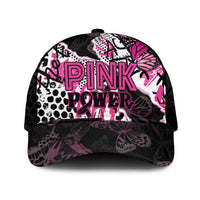 Pink Power Graffiti Mesh Trucker Cap Breast Cancer Awareness - Wonder Print Shop