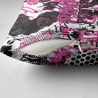 Pink Power Graffiti Pillow Cover Breast Cancer Awareness - Wonder Print Shop