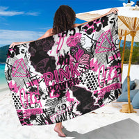 Pink Power Graffiti Sarong Breast Cancer Awareness - Wonder Print Shop