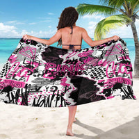 Pink Power Graffiti Sarong Breast Cancer Awareness - Wonder Print Shop
