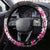 Pink Power Graffiti Steering Wheel Cover Breast Cancer Awareness - Wonder Print Shop