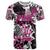 Personalized Pink Power Graffiti T Shirt Breast Cancer Awareness - Wonder Print Shop