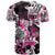 Personalized Pink Power Graffiti T Shirt Breast Cancer Awareness - Wonder Print Shop