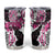 Personalized Pink Power Graffiti Tumbler Cup Breast Cancer Awareness - Wonder Print Shop