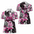 Personalized Pink Power Graffiti Women Polo Shirt Breast Cancer Awareness - Wonder Print Shop