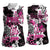Personalized Pink Power Graffiti Women Sleeveless Polo Shirt Breast Cancer Awareness - Wonder Print Shop