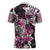 Personalized Pink Power Graffiti Zipper Polo Shirt Breast Cancer Awareness - Wonder Print Shop