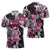 Personalized Pink Power Graffiti Zipper Polo Shirt Breast Cancer Awareness - Wonder Print Shop