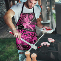 Pink Ribbon Animals Skin African Mixed Apron Zipper Stylized - Wonder Print Shop