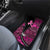 Pink Ribbon Animals Skin African Mixed Car Mats Zipper Stylized - Wonder Print Shop