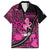 Pink Ribbon Animals Skin African Mixed Hawaiian Shirt Zipper Stylized - Wonder Print Shop
