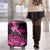 Pink Ribbon Animals Skin African Mixed Luggage Cover Zipper Stylized - Wonder Print Shop