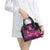 Pink Ribbon Animals Skin African Mixed Shoulder Handbag Zipper Stylized - Wonder Print Shop