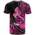 Pink Ribbon Animals Skin African Mixed T Shirt Zipper Stylized - Wonder Print Shop