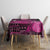 Pink Ribbon Animals Skin African Mixed Tablecloth Zipper Stylized - Wonder Print Shop
