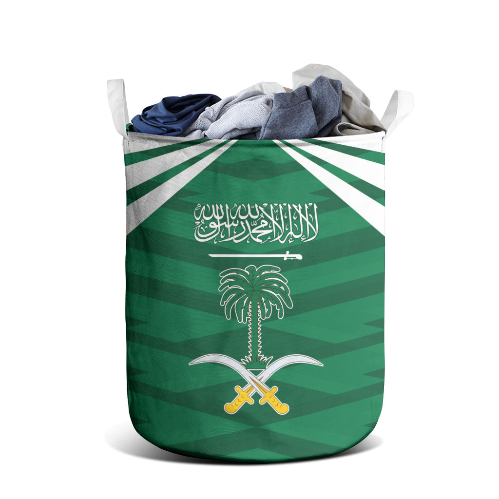 Saudi Arabia Laundry Basket Happy National Day
