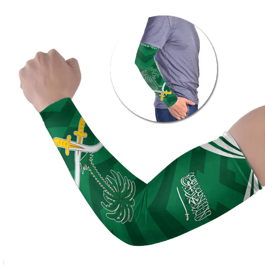 Personalized Saudi Arabia Arm Sleeves Happy National Day