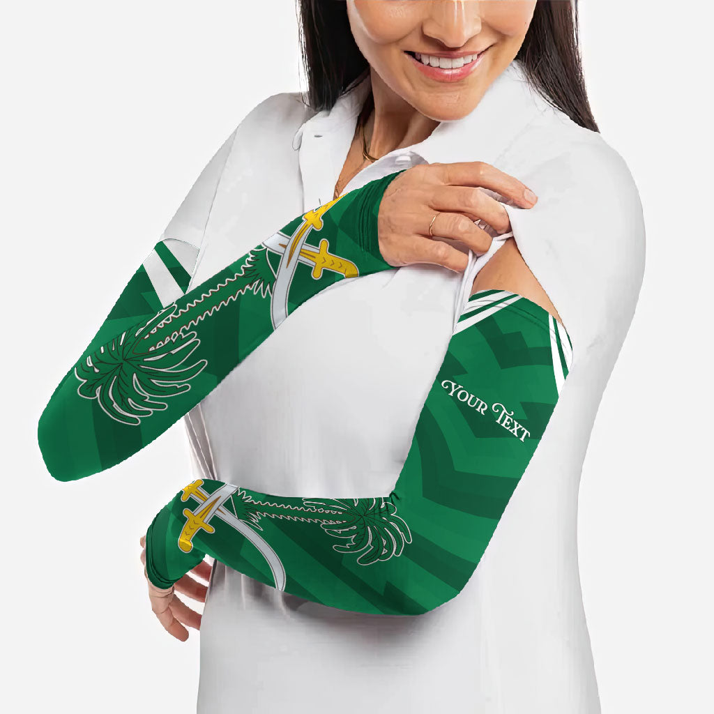 Personalized Saudi Arabia Arm Sleeves Happy National Day