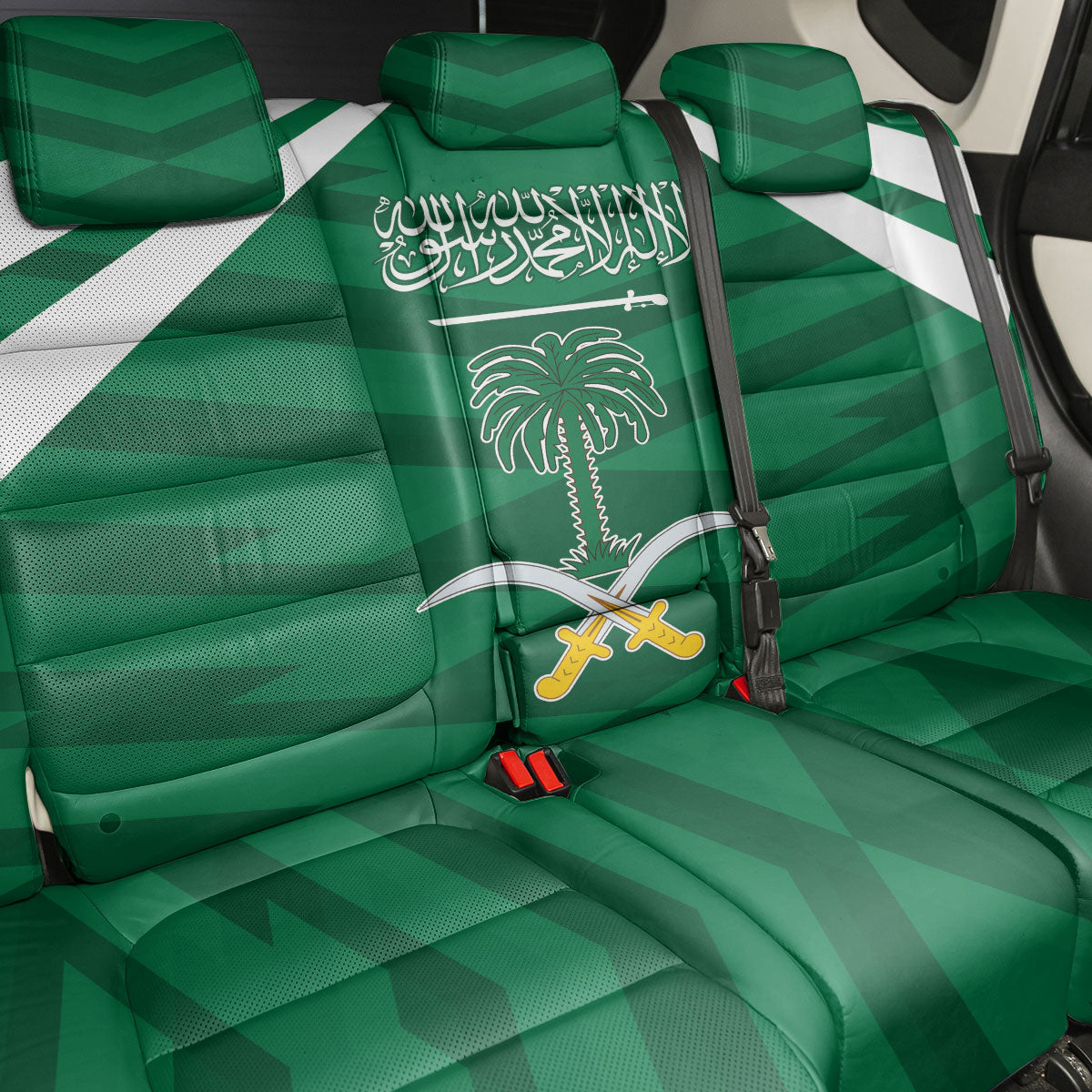 Saudi Arabia Back Car Seat Cover Happy National Day