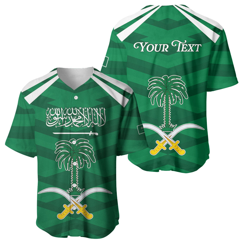 Personalized Saudi Arabia Baseball Jersey Happy National Day