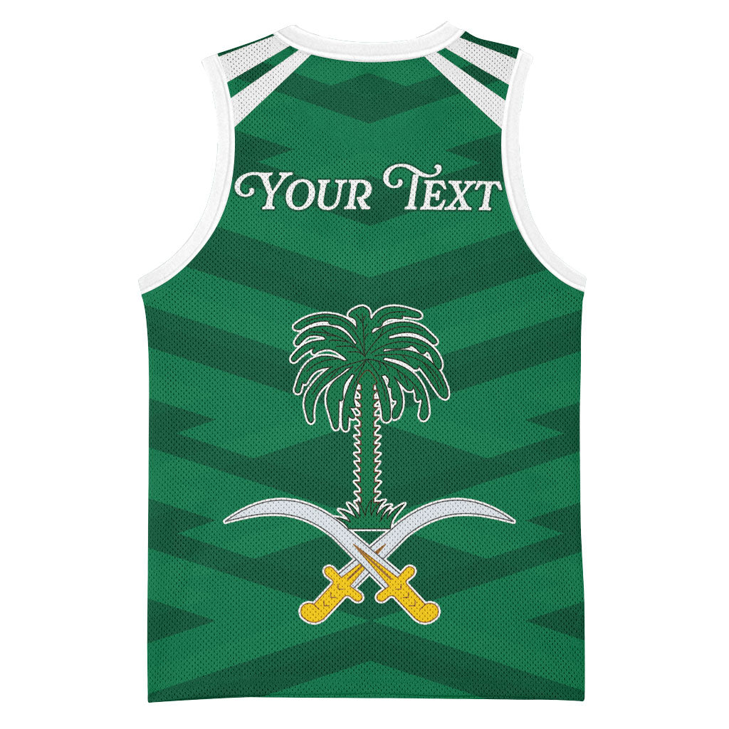 Personalized Saudi Arabia Basketball Jersey Happy National Day