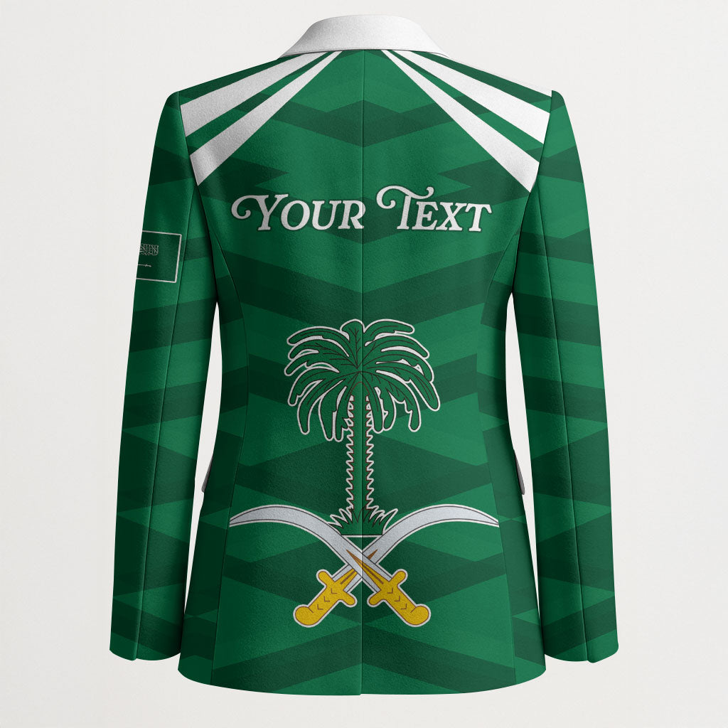Personalized Saudi Arabia Blazer Happy National Day