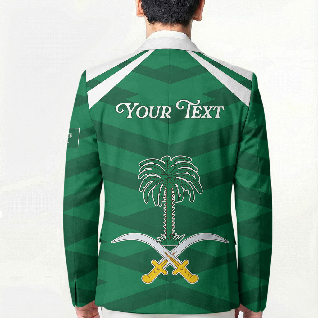 Personalized Saudi Arabia Blazer Happy National Day