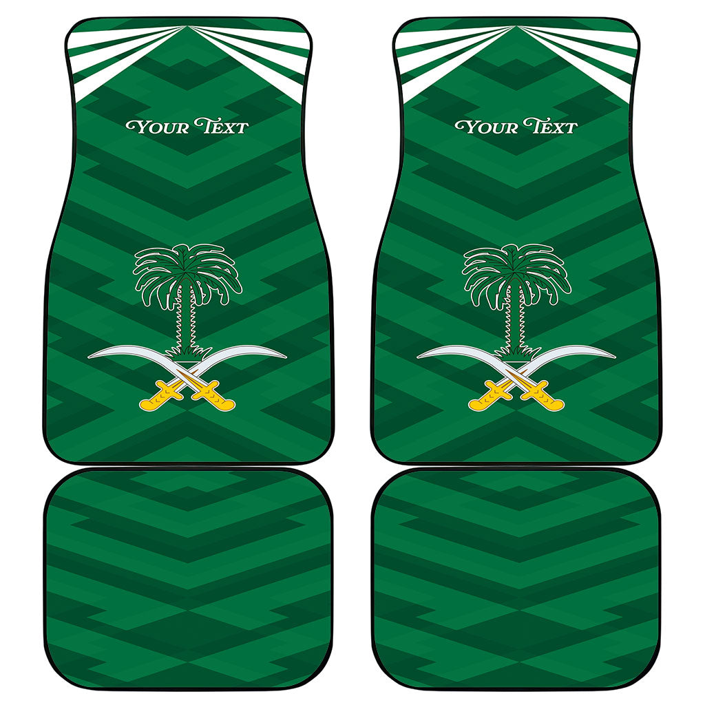 Personalized Saudi Arabia Car Mats Happy National Day