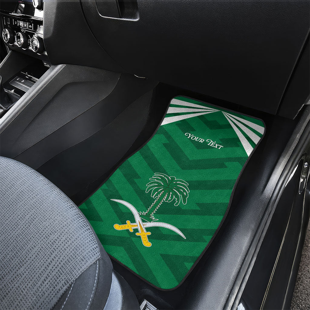 Personalized Saudi Arabia Car Mats Happy National Day
