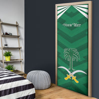 Personalized Saudi Arabia Door Cover Happy National Day
