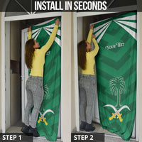 Personalized Saudi Arabia Door Cover Happy National Day