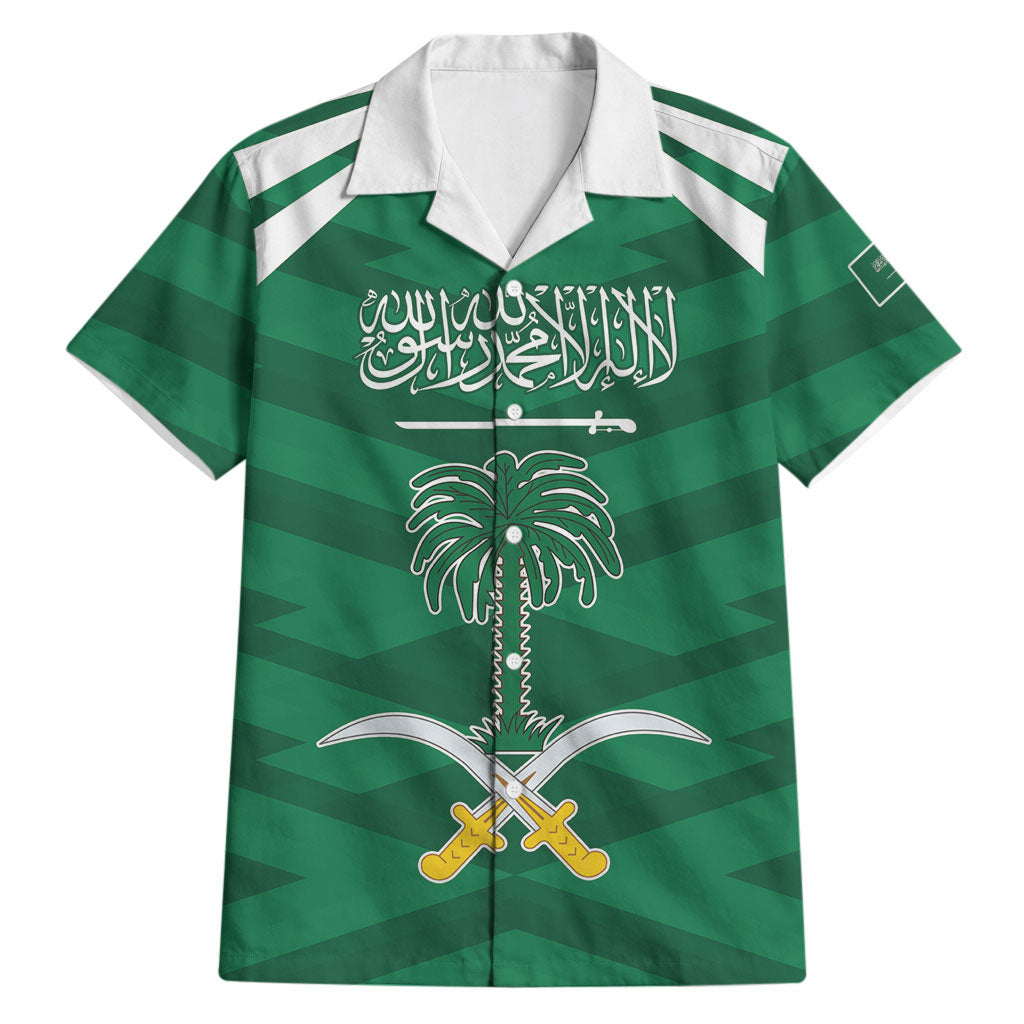 Personalized Saudi Arabia Hawaiian Shirt Happy National Day