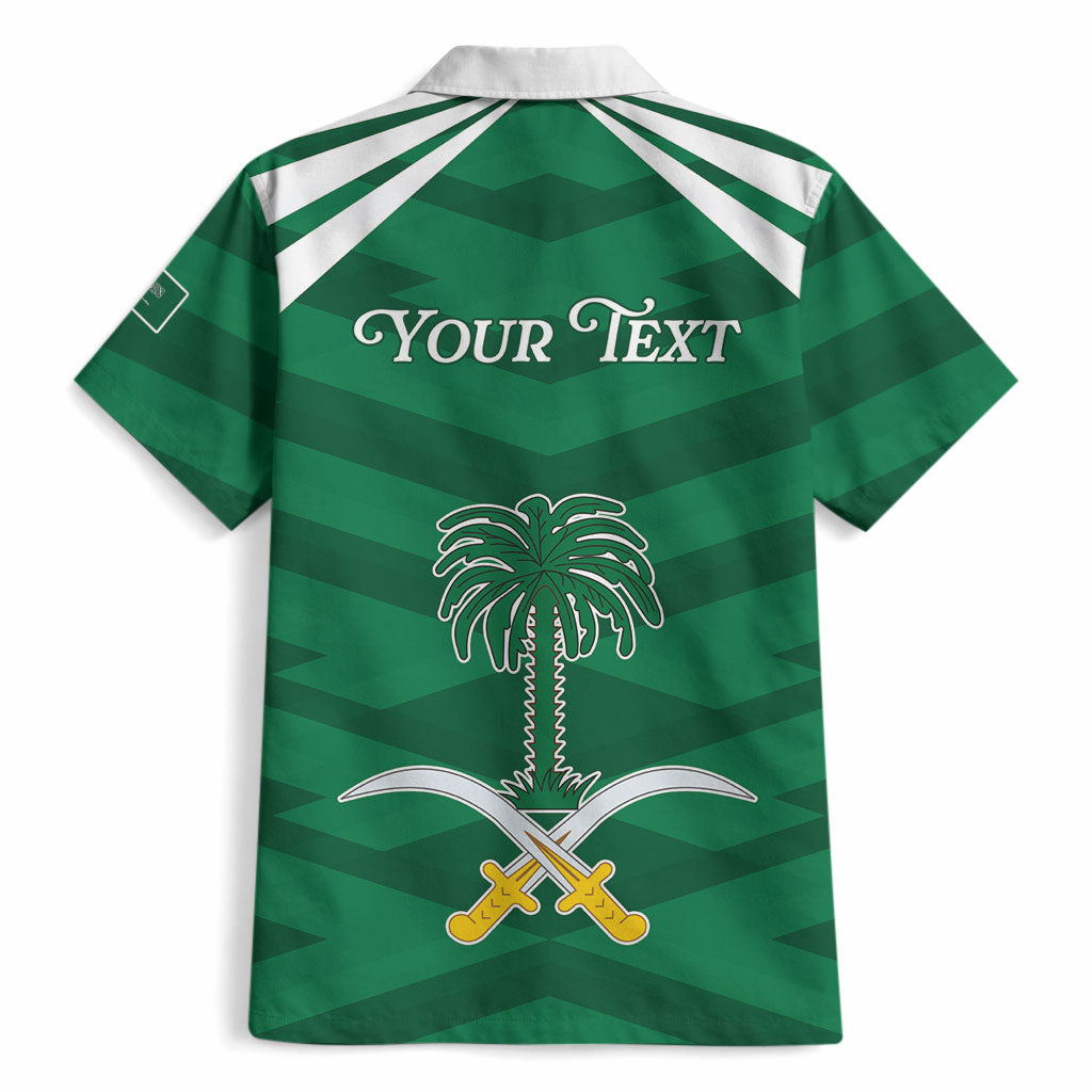 Personalized Saudi Arabia Hawaiian Shirt Happy National Day