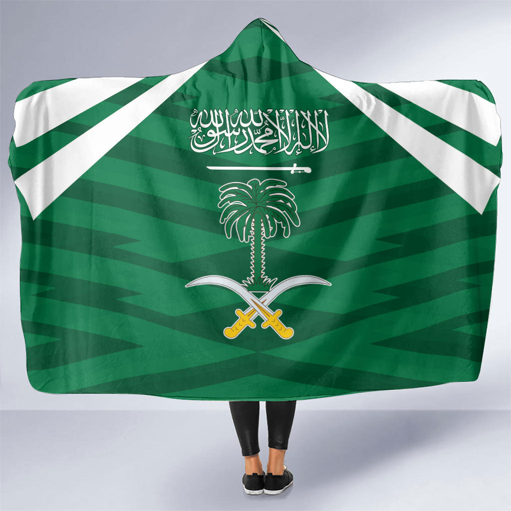 Saudi Arabia Hooded Blanket Happy National Day