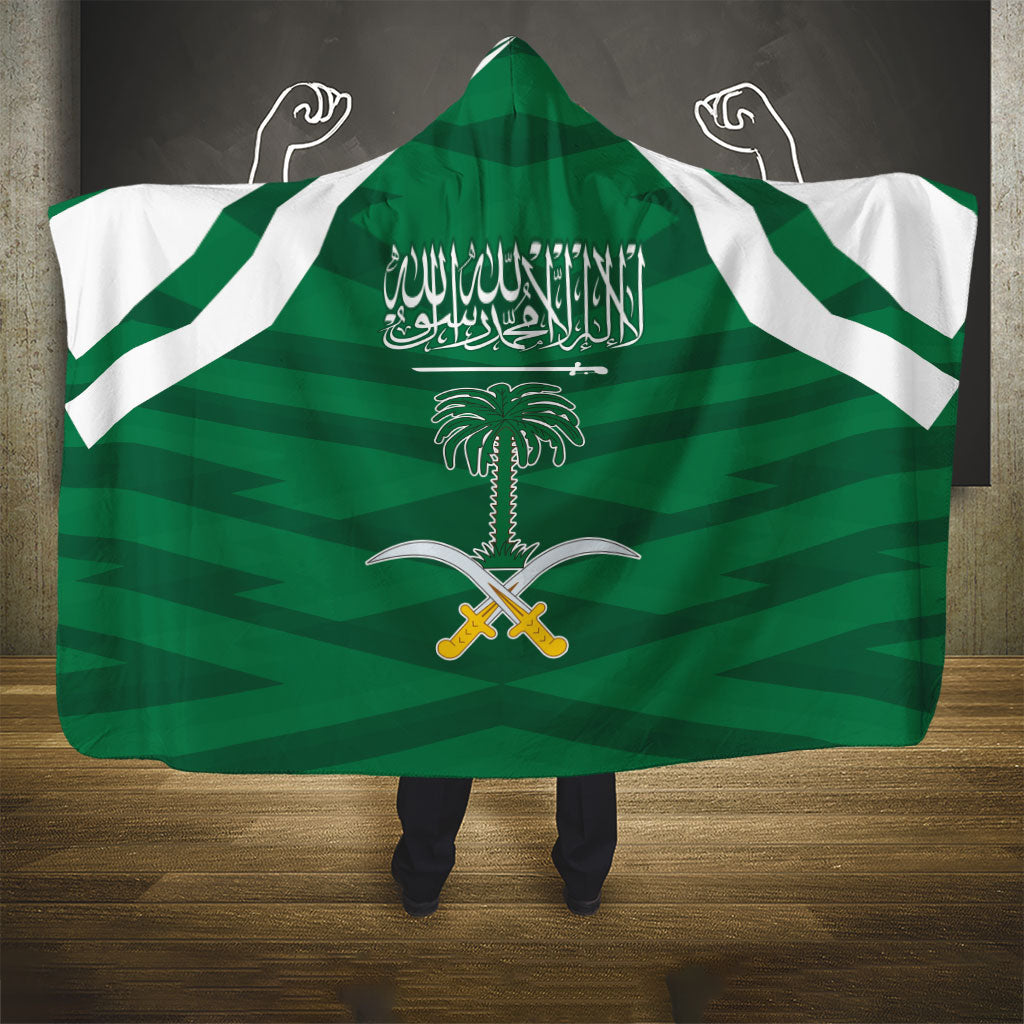 Saudi Arabia Hooded Blanket Happy National Day
