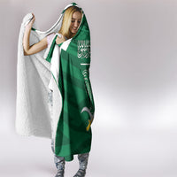 Saudi Arabia Hooded Blanket Happy National Day
