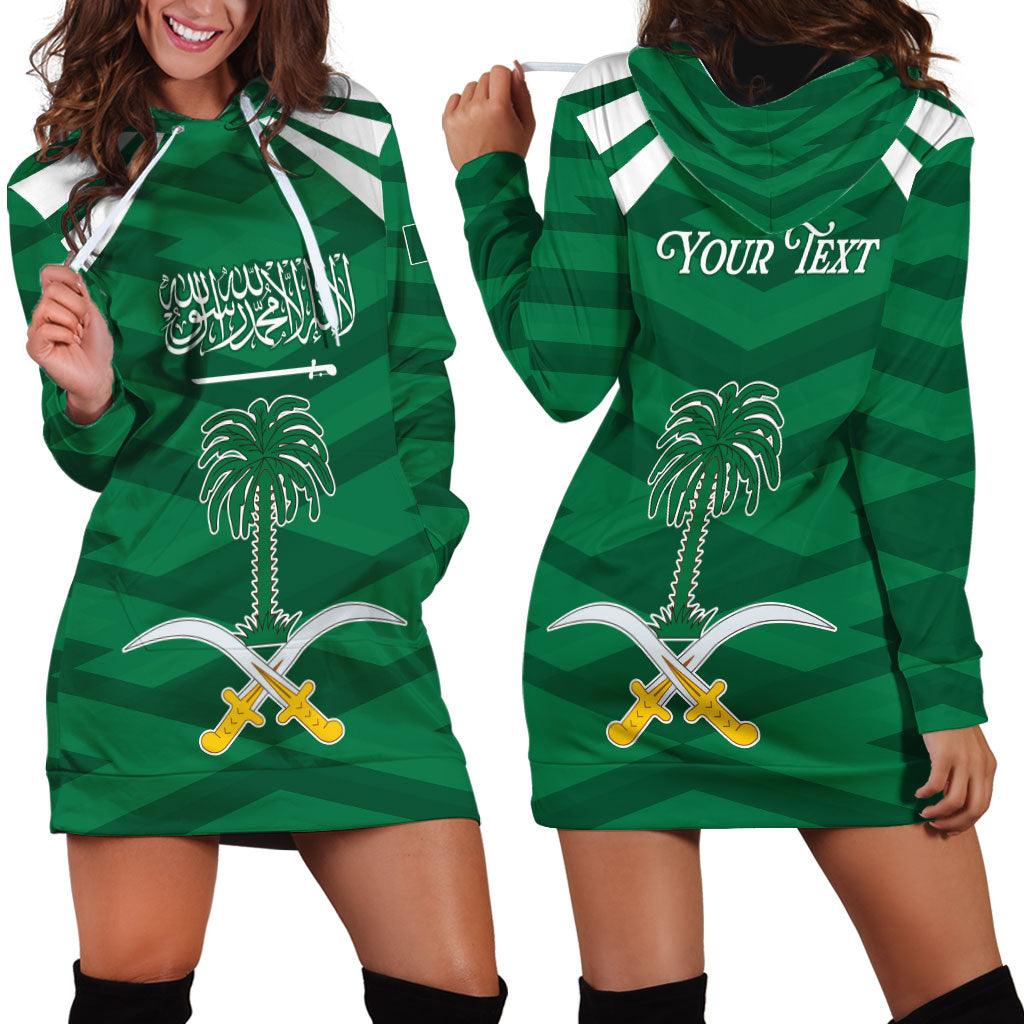 Personalized Saudi Arabia Hoodie Dress Happy National Day