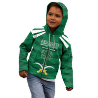 Personalized Saudi Arabia Kid Hoodie Happy National Day