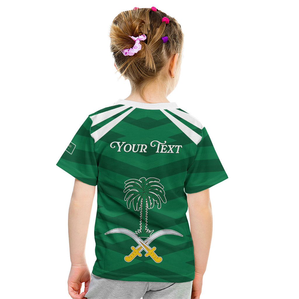 Personalized Saudi Arabia Kid T Shirt Happy National Day
