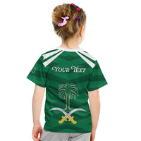 Personalized Saudi Arabia Kid T Shirt Happy National Day