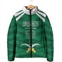 Personalized Saudi Arabia Padded Jacket Happy National Day
