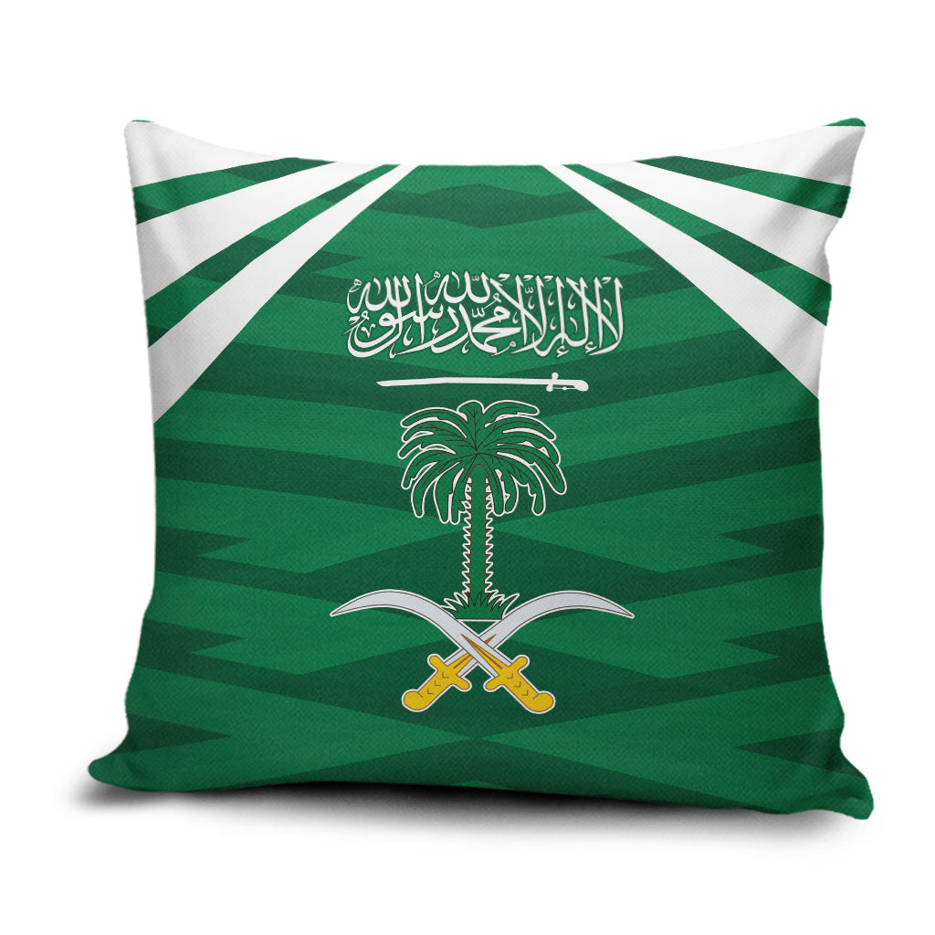 Saudi Arabia Pillow Cover Happy National Day