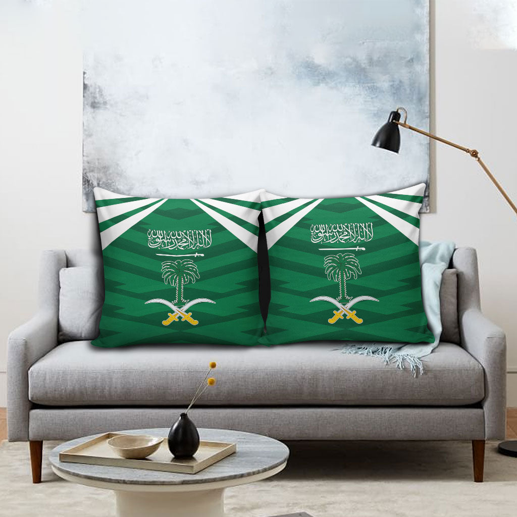 Saudi Arabia Pillow Cover Happy National Day