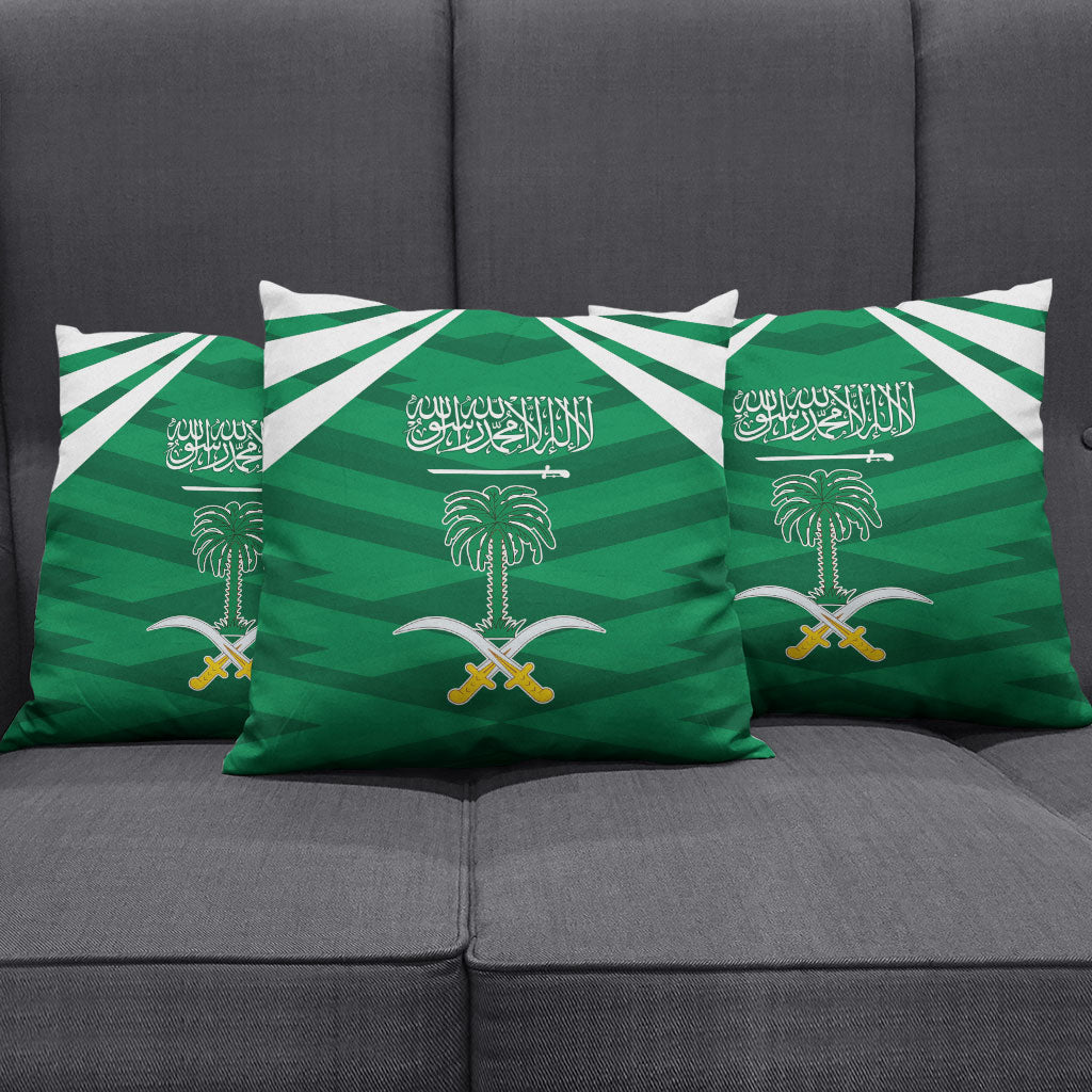 Saudi Arabia Pillow Cover Happy National Day