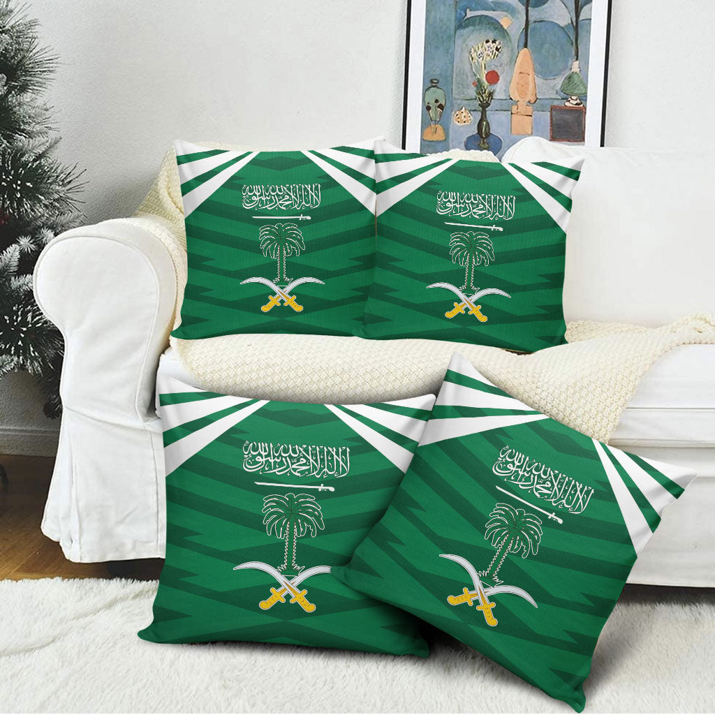Saudi Arabia Pillow Cover Happy National Day